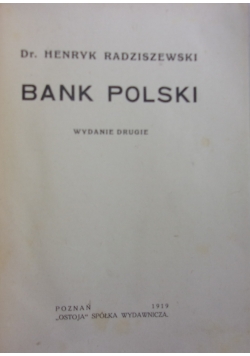 Bank Polski, 1919 r. UNIKAT
