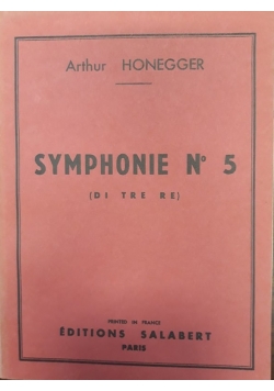 Symphonie n5, nuty