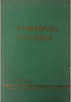 Poradnik górnika, Tom II, cz. 1