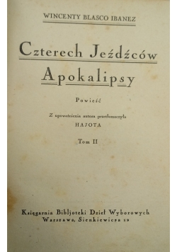Czterech Jeźdźców Apokalipsy tom II  1930r