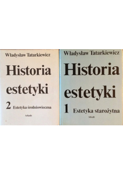 Historia estetyki  tom I i II