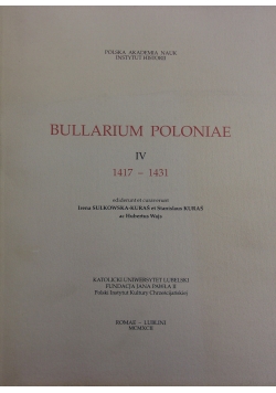 Bullarium Poloniae IV, 1942 r.