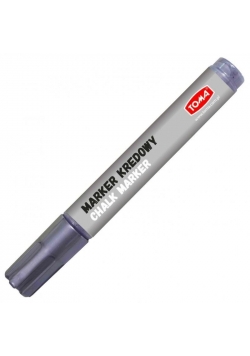 Marker kredowy 4,45 mm srebrny TOMA