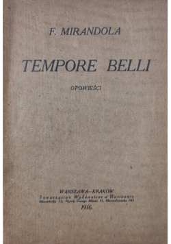Tempore Belli,1916 r.