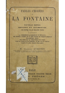 Fables Choisied de La Fontaine