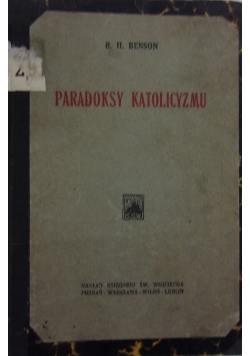 Paradoksy katolicyzmu, 1922 r.