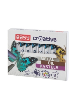 Pastele olejne metaliczne 8 kolorów