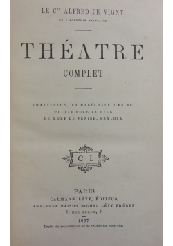 Theatre ,1897 r.