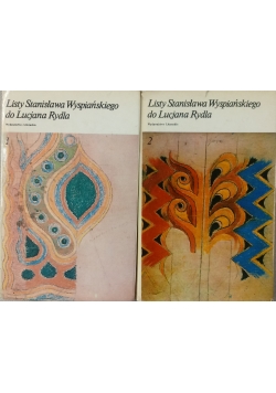 Listy Stanisława Wyspiańskiego do Lucjana Rydla 2 tomy