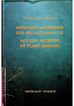 Paech K. - Moderne methoden der pflanzenanalyse