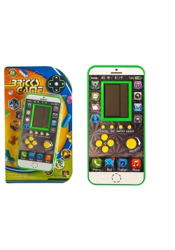 Gra elektroniczna Tetris komórka zielona