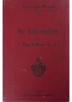 Die Volksmission,1908r.