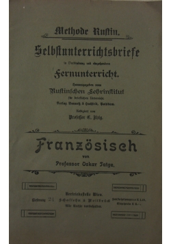 Selbstunterrichtsbriefe