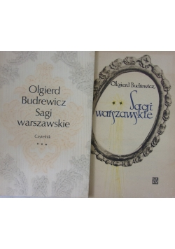 Sagi Warszawskie, 2 tomy