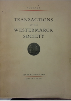Transactions of the Westermarck Society, 1947 r.