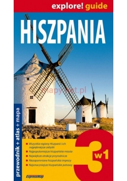 Hiszpania przewodnik + atlas +  mapa