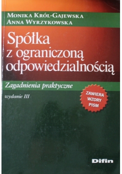 Spółka z ograniczoną odpowiedzialnością