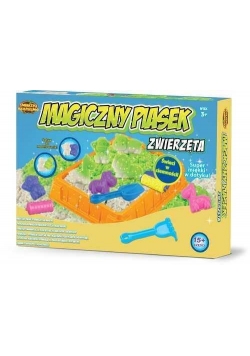 Magiczny piasek - Zestaw świecący zwierzęta