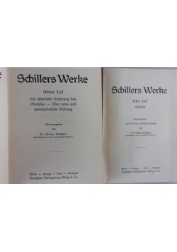 Schillers werke Tom 1-2 i 8-10, 1907 r.