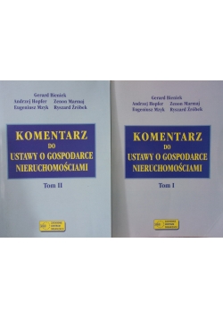 Komentarz do ustawy o gospodarce nieruchomościami, tom I-II