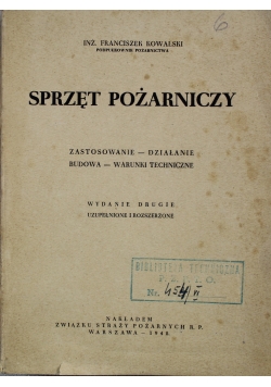 Sprzęt pożarniczy 1948 r
