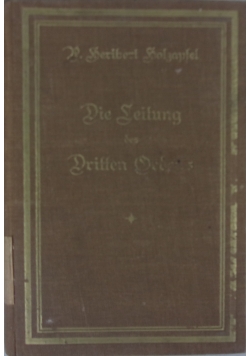 Die Leitung des Dritten Ordens, 1925 r.