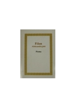 Filon Aleksandryjski Pisma