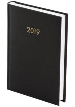 Kalendarz 2019 B6 Dzienny Albit Czarny