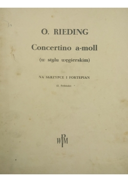Concertino a moll W stylu węgierskim