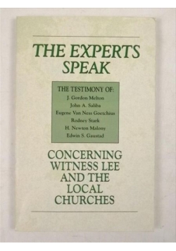 The experts speak