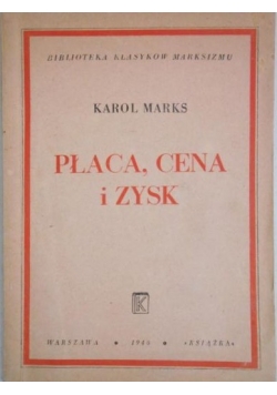 Płaca, cena i zysk, 1948 r.