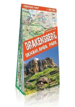 Trekking map Góry Smocze Ukhahlamba Park 1:100 000