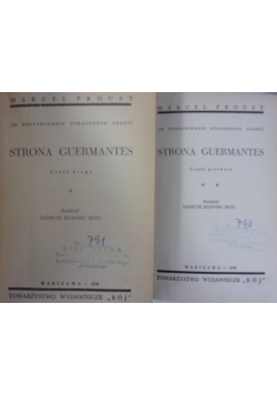 Strona Guermantes, część 1-2, 1938r.
