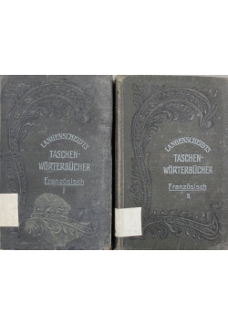 Langenscheidts Taschen Worterbucher Tom I i II 1911 r.