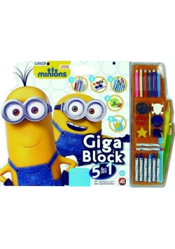 Giga Block - Zestaw dla artysty 5w1 - Minionki