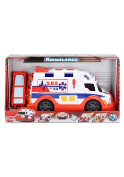 Ambulans biało-czerwony 33 cm