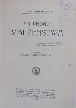Na progu małżeństwa 1918 r.