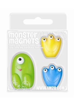 Mini magnesy - Monster (4 wzory)