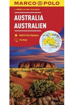 Mapy kontynentalne Australia 1:4 mil. MARCO POLO