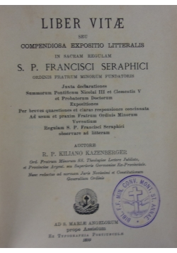 Liber Vitae,1899r.