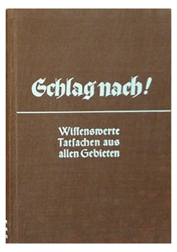 Schlag nach !,1939r.