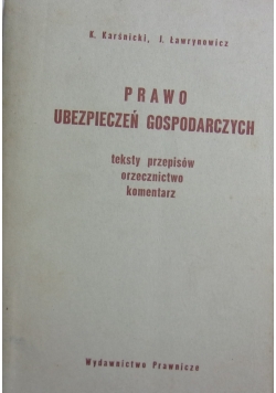 Prawo ubezpieczeń gospodarczych