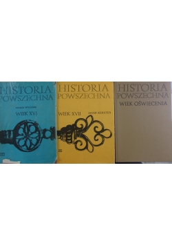 Historia powszechna, zestaw 3 książek
