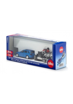 Siku Super - Samochód + przyczepa z motorem S2547