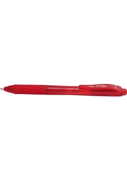 Pióro kulk. EnerGelX BL107 czerwony (12szt) PENTEL