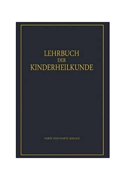 Lehrbuch der kinderheilkunde, 1950 r.