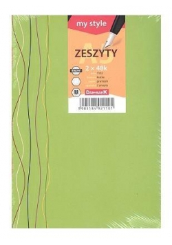 Zeszyty 2x A5/48K kratka 1102 My style