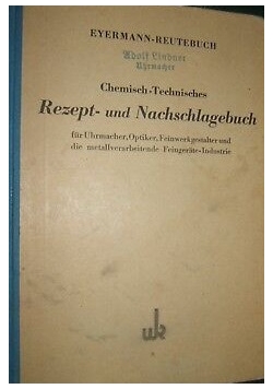 Rezept - und Nachschlagebuch