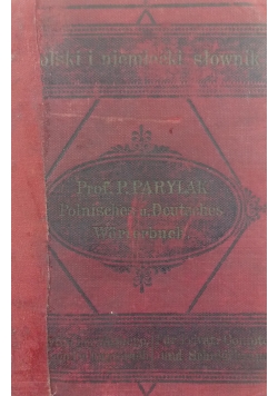 Polsko niemiecki i niemiecko polski słownik kieszonkowy ok 1897 r