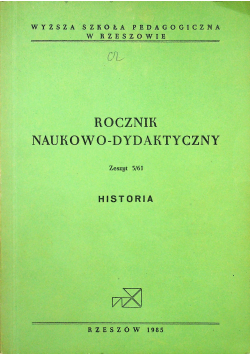 Rocznik naukowo  dydaktyczny zeszyt 5